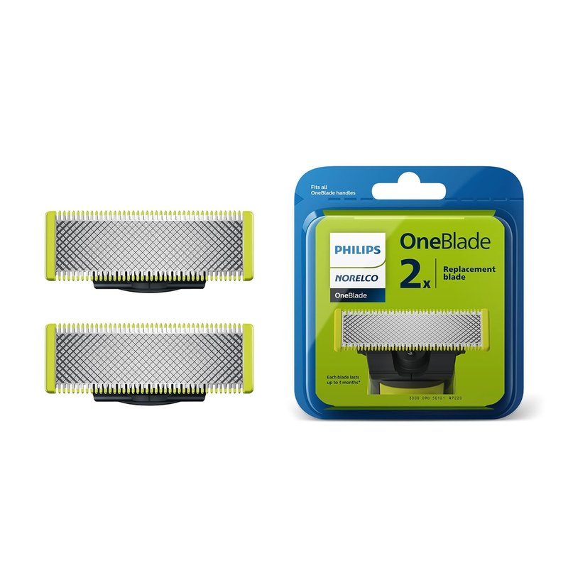 Philips Norelco OneBlade Replacement Blades - 2 Count | Compatible QP220/80