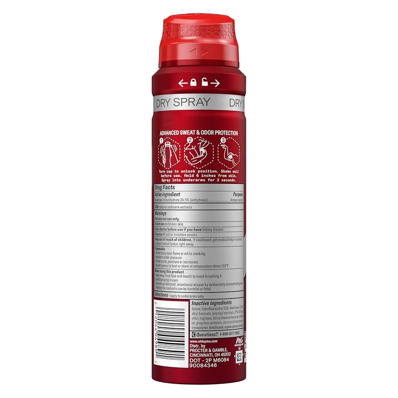 Old Spice Red Collection Antiperspirant - Swagger Scent, 48-Hour Odor Protection, 4.3oz
