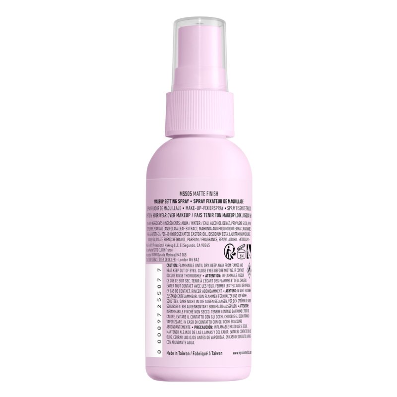 NYX PROFESSIONAL MAKEUP Marshmellow Makeup Setting Spray, Matte Setting Spray Mist for 16HR Make Up Wear - Long-Lasting, Vegan Formula