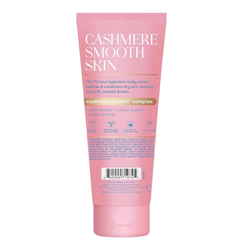 Cashmere Skin Collection Post-Shave Smooth Body Cream - Vanilla Cashmere, 72-Hour Hydration, Nourishing Shea Butter, 7 fl oz