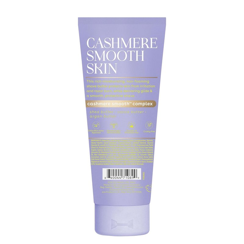 eos Cashmere Skin Collection Shave Butter - Vanilla Cashmere, Moisturizing Non-Foaming Cream, 7 fl oz