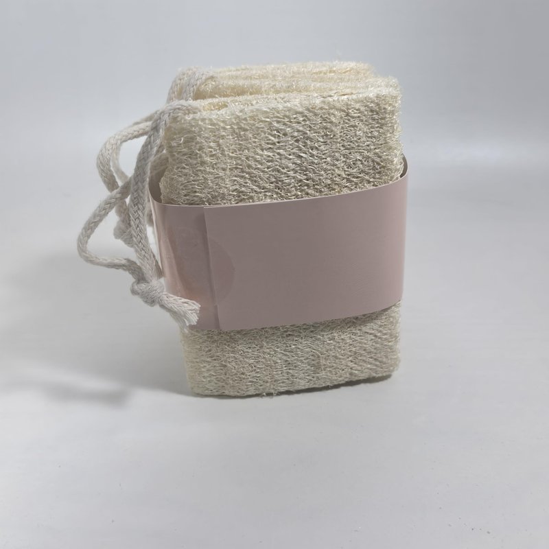 Natural Shower Loofah Sponge Set 3 Pack,Exfoliating Body Scrubbers,Organic Shower Loofahs for Body Daily Skin Back and Face Care Bath
