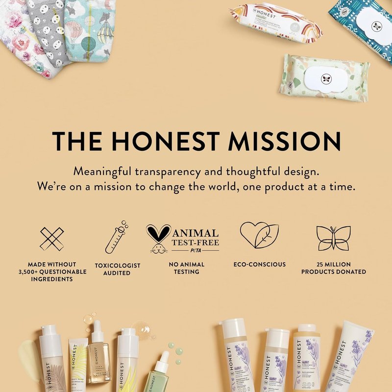 The Honest Company Fragrance-Free Conditioning Hair Detangler Tear-Free Hypoallergenic Leave-In Conditioner and Fortifying Spray for Sensitive Skin 4 fl oz