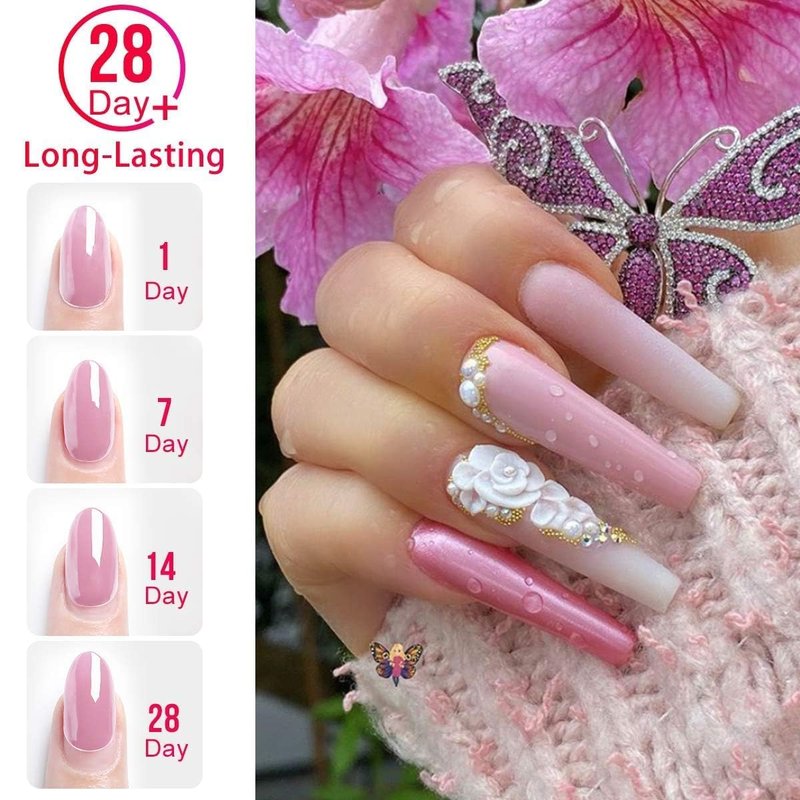 MUSILAN Monomer Acrylic Nail Liquid 150ML - Non-Yellowing Acrylic Monomer with 3 Brushes (Size 8/10/14)