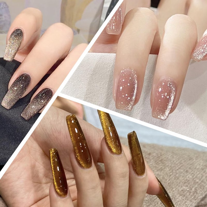 WOKOTO 5Pcs Nail Magnet For Cat Eye Nails Designs Magnet Pens Big Cylinder Magnet Stick And 4 In 1 Magnet Blocks Nail Art Tools For Nail Art Cat Eye Magnet For Nails Cat Eye Magnets For Women Nails