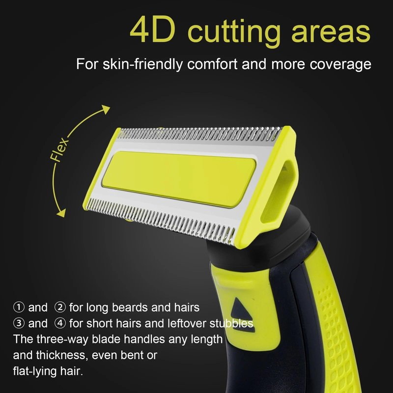 3X Replacement Blade Head Set Compatible with Philips OneBlade Shaver QP2520/QP2630