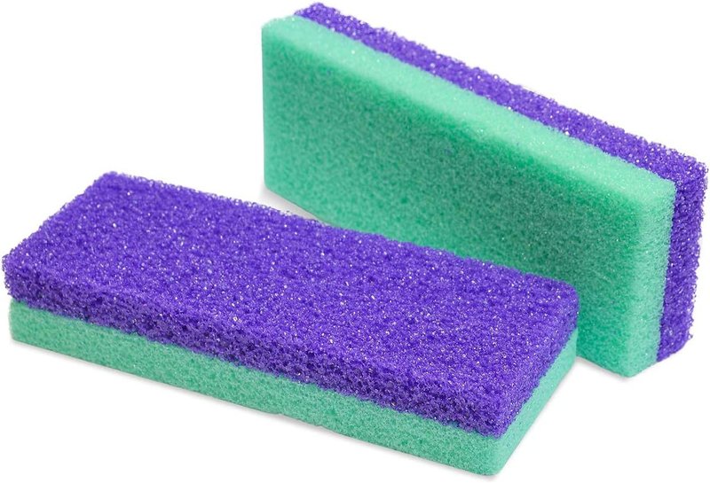 Skiennix Foot Pumice Scrubber - Safely Eliminate Calluses & Rough Heels | Pack of 2