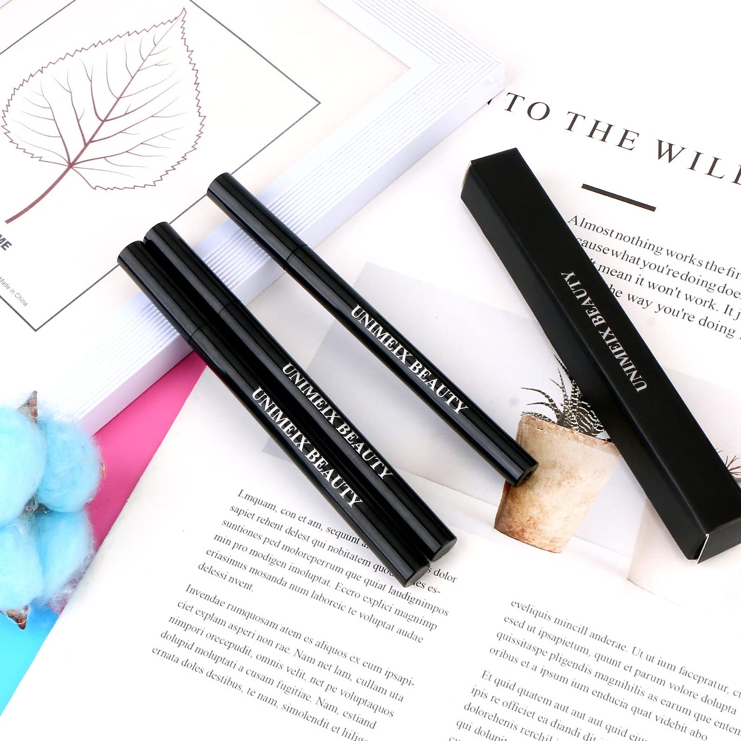 UNIMEIX Liquid Liner - Waterproof Eyeliner Pen, Precise All Day Wear, Charcoal Gray