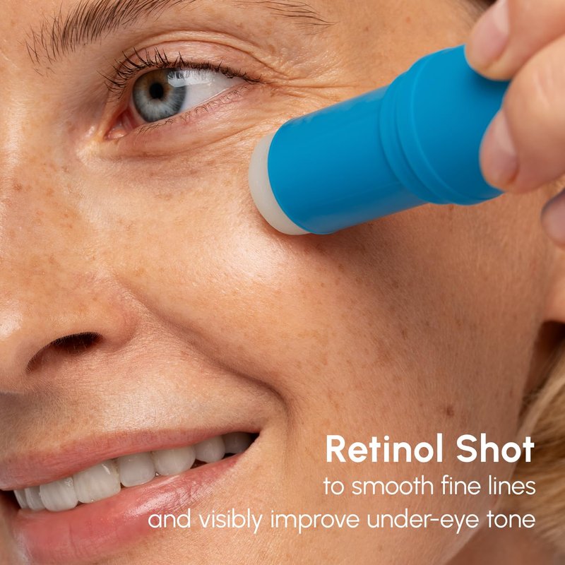 MAREE Under Eye Balm Stick Hydrating – Retinol Caffeine Under Eye Brightener Stick for Older Women – Collagen Undereye Cream for Dark Circles & Wrinkles – Skin Care Treatment Moisturizer