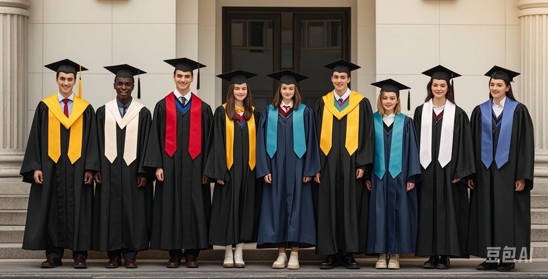 GradPlaza White Graduation Stole Sash 60'' Long Adults Graduation Sash for High School and College