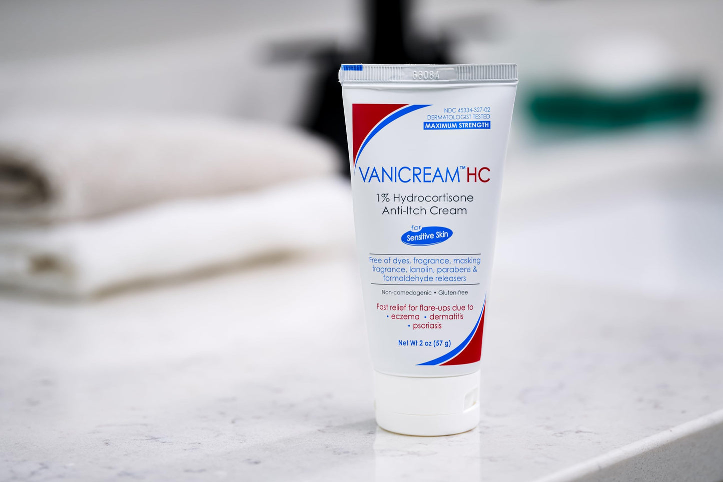 Vanicream 1% Hydrocortisone Anti-Itch Cream - 2 oz - Maximum OTC-Strength Formula for Sensitive Skin