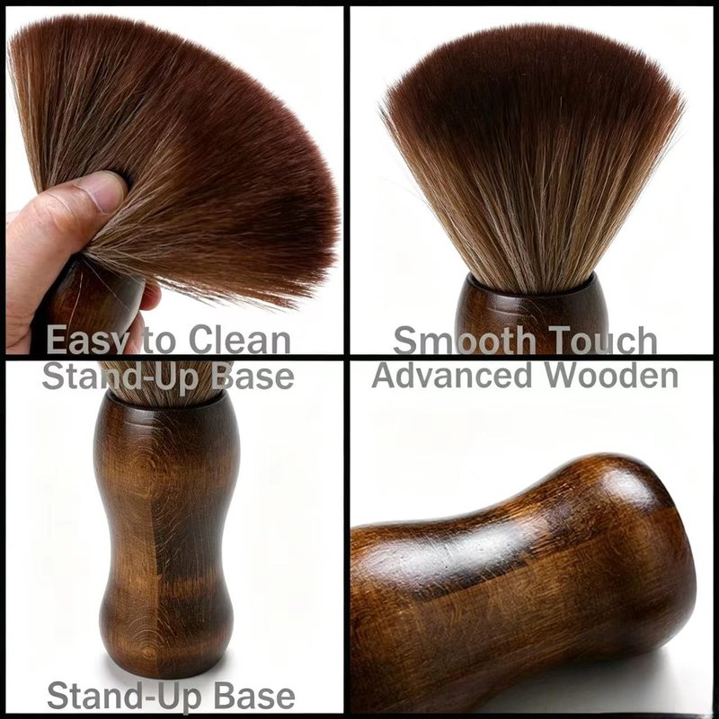 Barber Neck Duster Brush - Professional Hair Cutting Cleaning Tool | 3PCS Set for Barbers