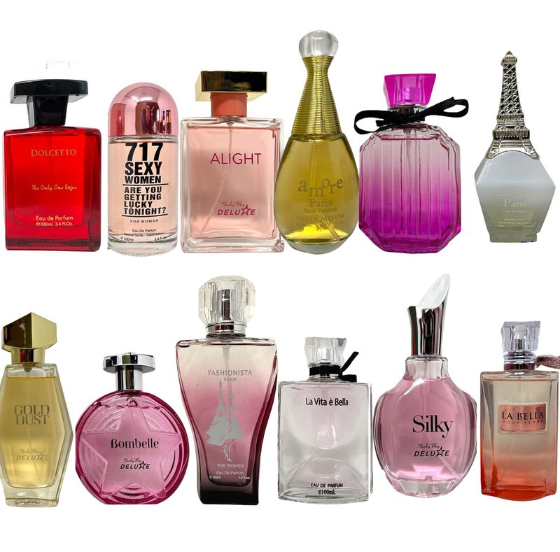A CENTER Perfume for Women Long Lasting Fragrance Eau de Parfum Floral & Sweet Women's Perfume Daily Used 3.4 Fluid Ounce(Random 5PCS)
