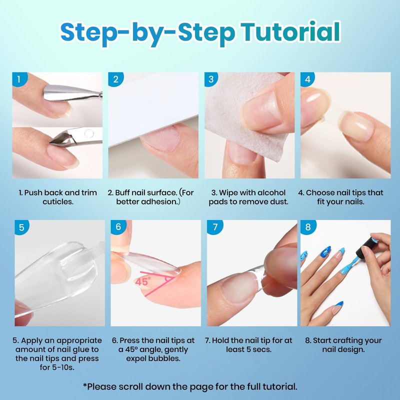 Beetles 10ml Super Strong Nail Glue for Press On Nails, Nail Tips Acrylic Nails, Quick Dry Brush On Glue for Press On Fake Nails, Upgraded Formula Long Lasting, No UV Needed for Beginners DIY Home