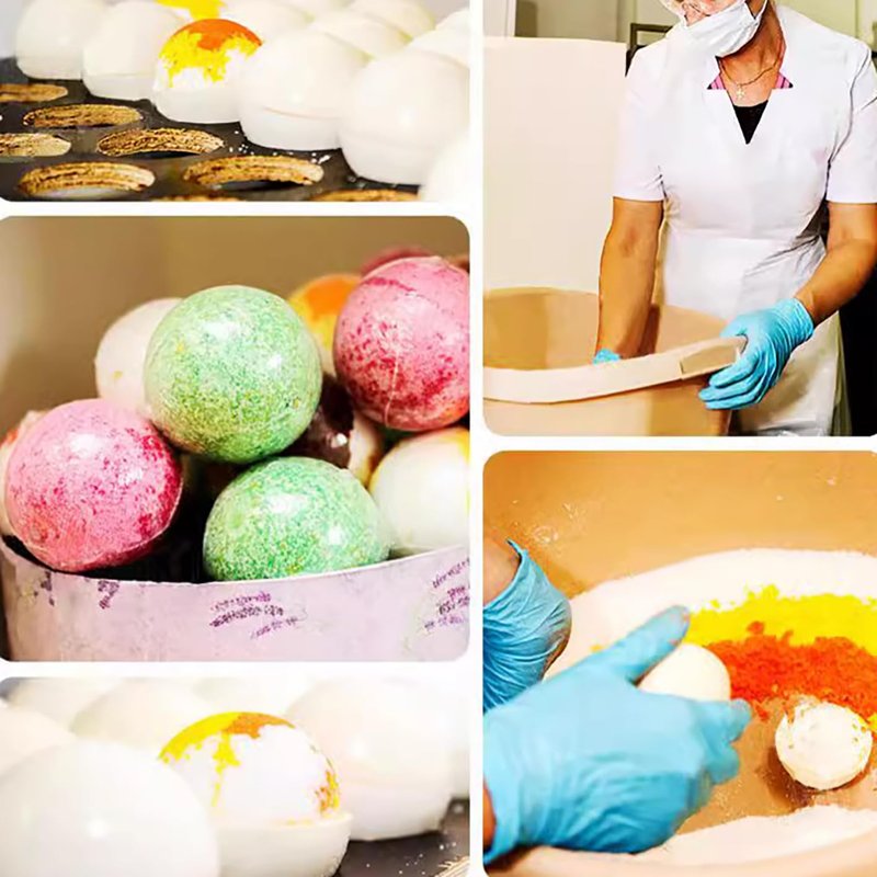Fumgranth Bath Bombs for Women Spa Gift Set with Rose Milk Essential Oils Sea Salt Moisturizing Relaxing Birthday Gift for Her Bubble Bath Skincare Relaxation Aromatherapy Gifts 2 Pack