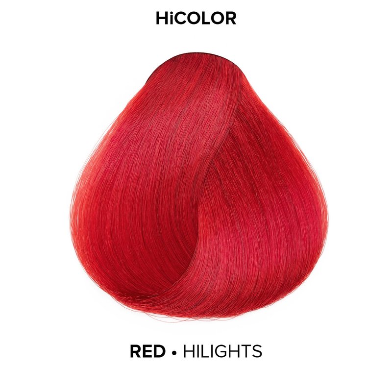 L'Oréal Technique HiColor Red HiLights - Permanent Hair Color for Dark Hair, Intense Red Highlights, No Pre-Lightening Required, Rich, No-Drip Crème, Quick Processing Time, Red