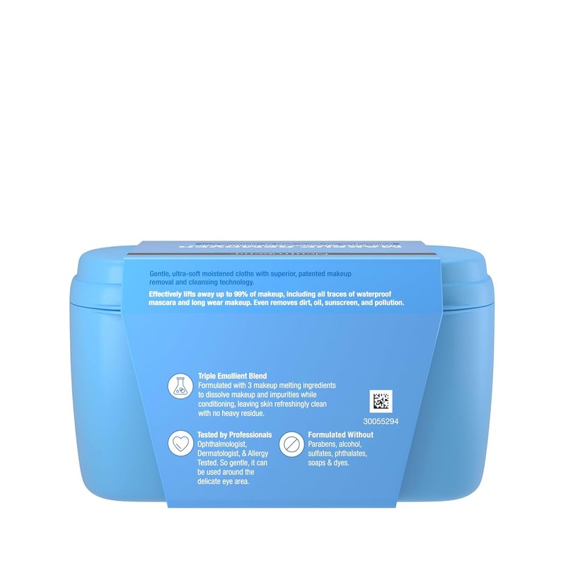 Neutrogena Makeup Remover Wipes - Ultra-Soft Micellar Cleansing Cloths | 25 Ct, Alcohol-Free, Plant-Based