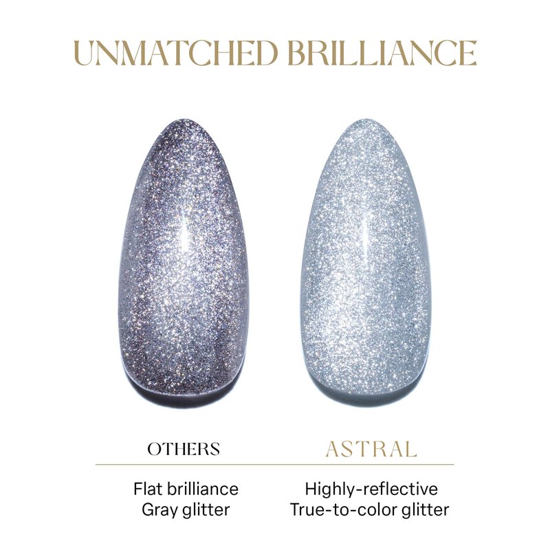 APRÉS Astral Gel Color Set, 3 Colors, HEMA-Free & TPO-Free Salon Quality Nail Gel Polish Trio Bundle (Astral Shimmery Cat Eye, Set 3)