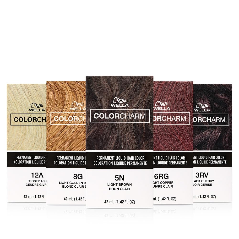 WELLA Color Charm Permanent Liquid Hair Color - Gray Coverage, Blonde Shade, Long-Lasting Formula