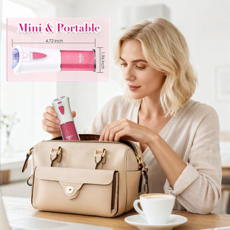 Epilator for Women, Smooth Glide Epilators Hair Removal Device, 2-Speed Gentle Lady Epilator for Face, Arms, Legs and Fine Facial Hairs