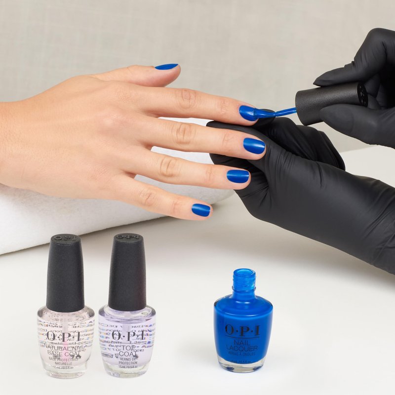 OPI Nail Lacquer Sea-ze the Day | Opaque Bright Vivid Ocean Blue Crème Chip Resistant Nail Polish | Trip to the Brite Side | Summer 2026 Collection