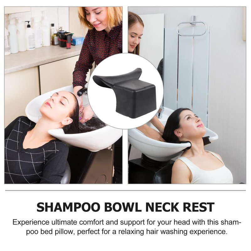 Healvian Shampoo Bed Pillow for Salon Hair Washing Waterproof Neck Cushion 8.66X5.90X4.72 Inch Soft Hair Wash Bowl Pad Comfortable Neck Support for Spa and Salon Use