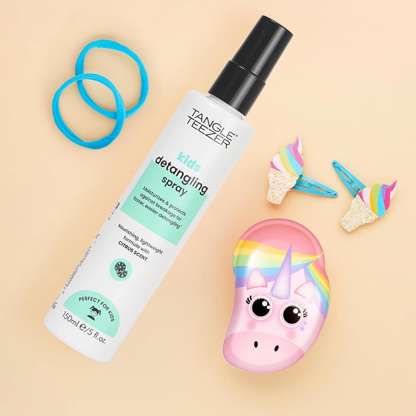 TANGLE TEEZER Hair Detangler Spray for Kids - Vegan, Sulfate-Free, Fruity Scent | 5 Fl Oz, All Hair Types