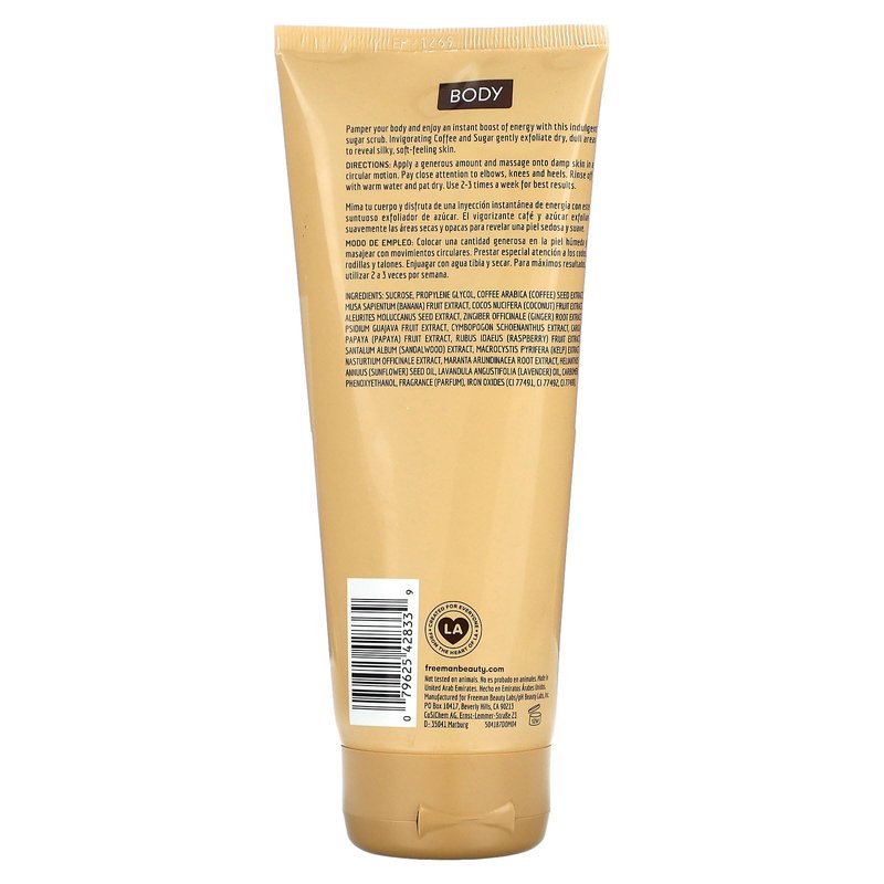Exfoliating Body Scrub by Freeman for Unisex - 6 oz Scrub