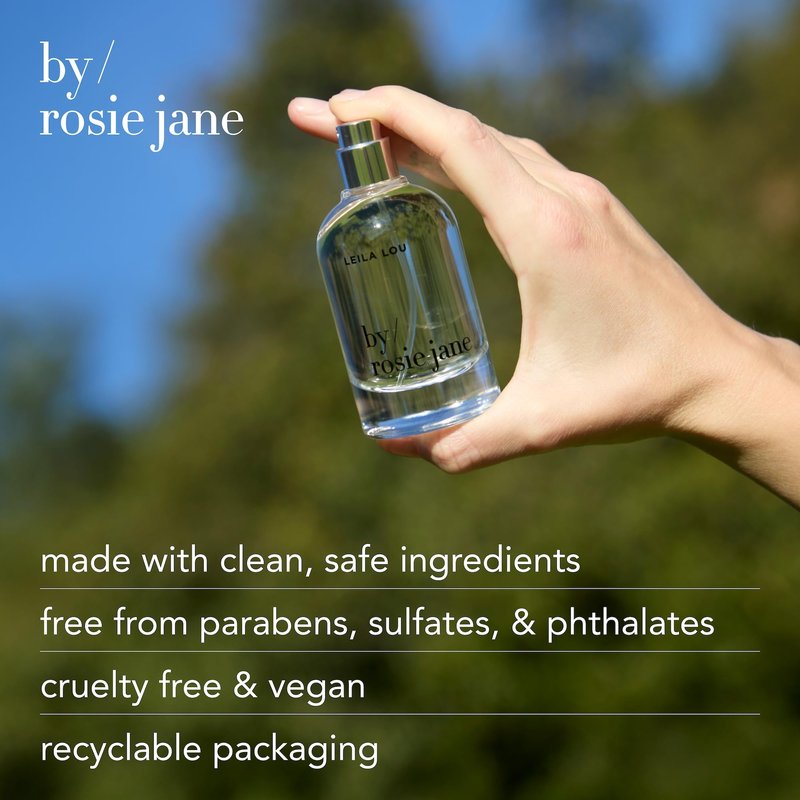 By Rosie Jane Travel Perfume (Matilda) - Clean, Non-Toxic Perfumes for Women - Long-Lasting, Everyday Body Spray & Hair Perfume - Notes of Passionfruit, Sweet Meringue & Golden Musk - Vegan (10 ml)