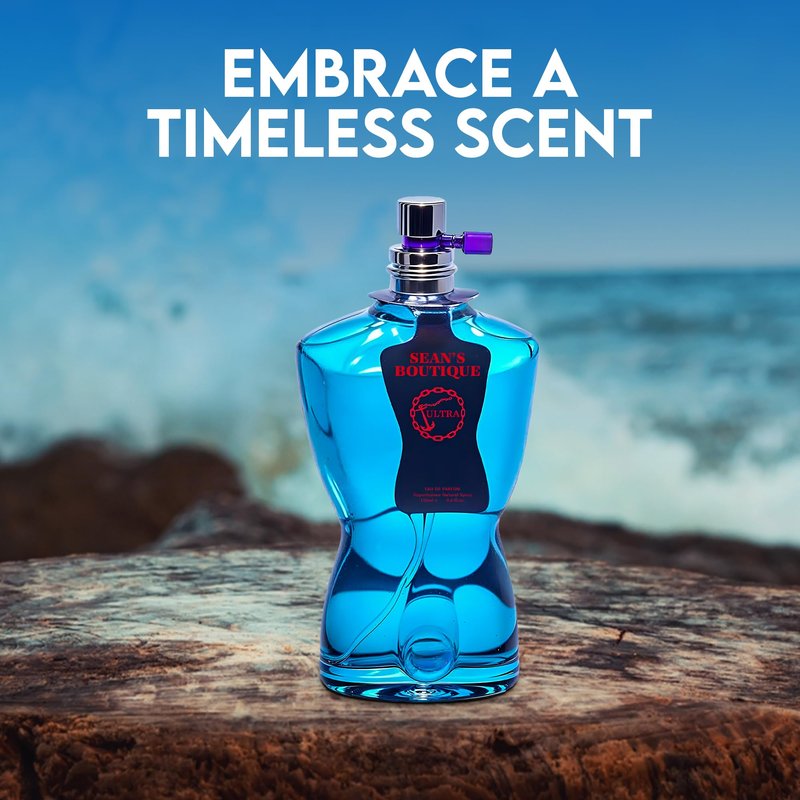 A CENTER Men's Cologne Gift Set 4 x 3.4 FL oz|Luxury perfume with Premium Presentation Box|Perfect Valentine's Day Gift for Him|Long Lasting Fragrance(Gallant&SeanMen&Nautical&Ultra)