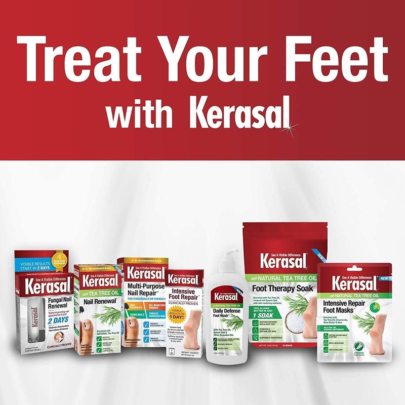 Kerasal Foot Therapy Soak, Foot Soak for Achy, Tired and Dry Feet, 2 lbs
