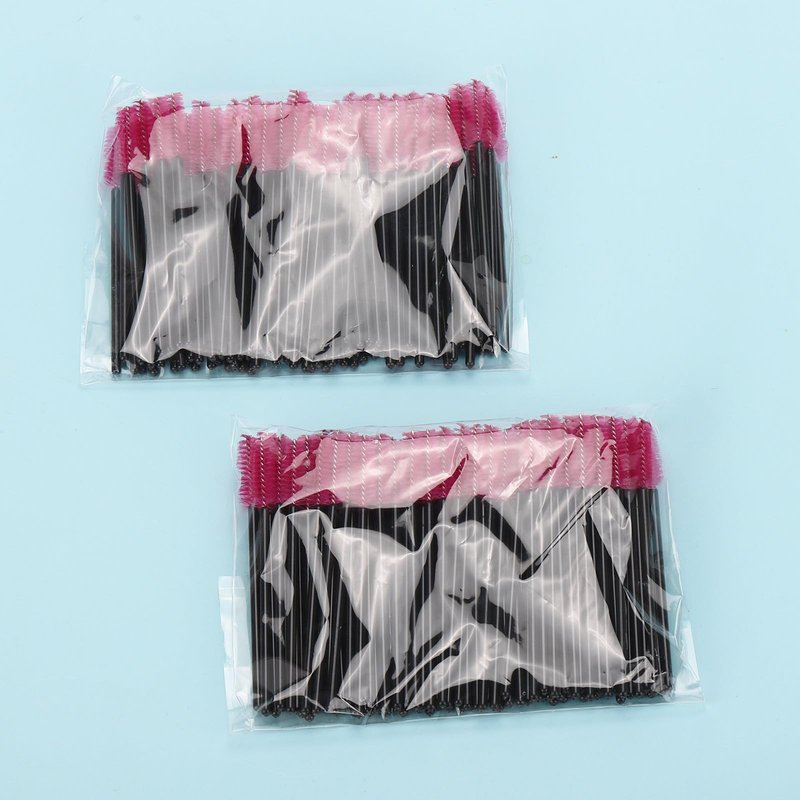200 Pcs Disposable Mascara Wands Eyelash Brush Spoolies for Eye Lash Extension, Eyebrow and Makeup