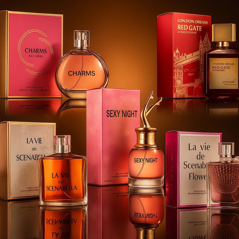 Mini Perfume Set - 5-Piece Floral & Fruity Collection for Women | 25-30ml Each