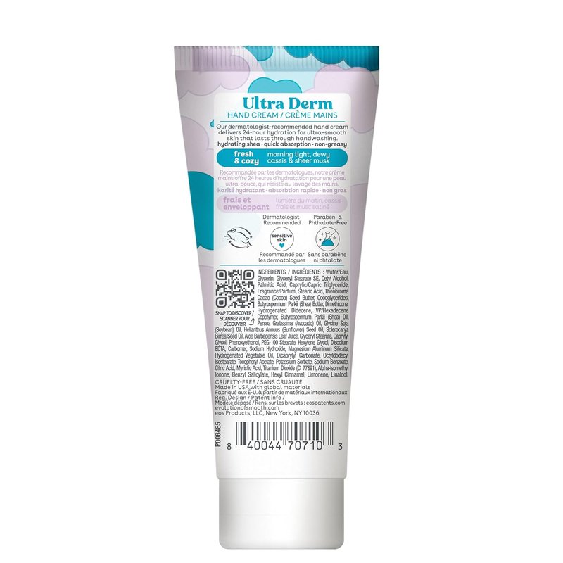 eos Shea Better Hand Cream – Fresh & Cozy, Hand Lotion, Hand-Lotion for Dry Skin, Hydrating, Shea Butter, Dry Skin Relief, Travel Size, 2.5 oz (Pack of 2)