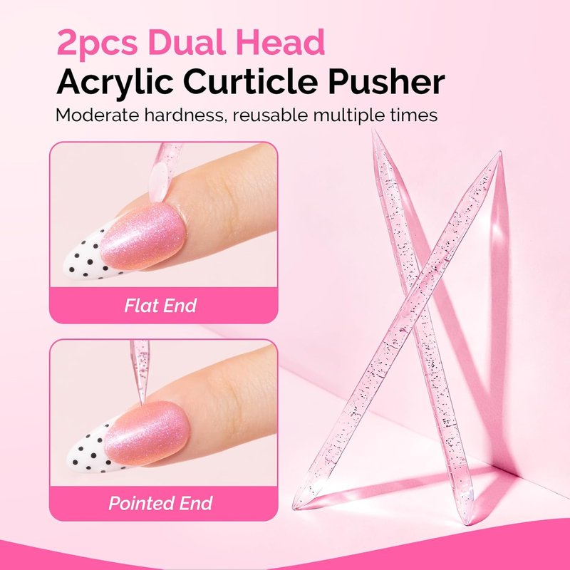 MelodySusie Nail Glue Remover - Acetone-Free Multi-Functional Liquid for Press-On Nails | 2PCS Set