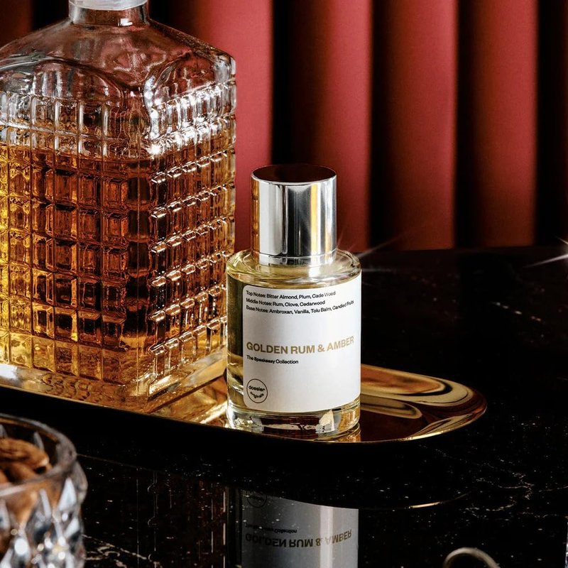 Dossier - Originals - Golden Rum & Amber - Eau de Parfum - Long-Lasting Boozy Amber Fragrance - Unisex - 1.7 fl oz (50ml)