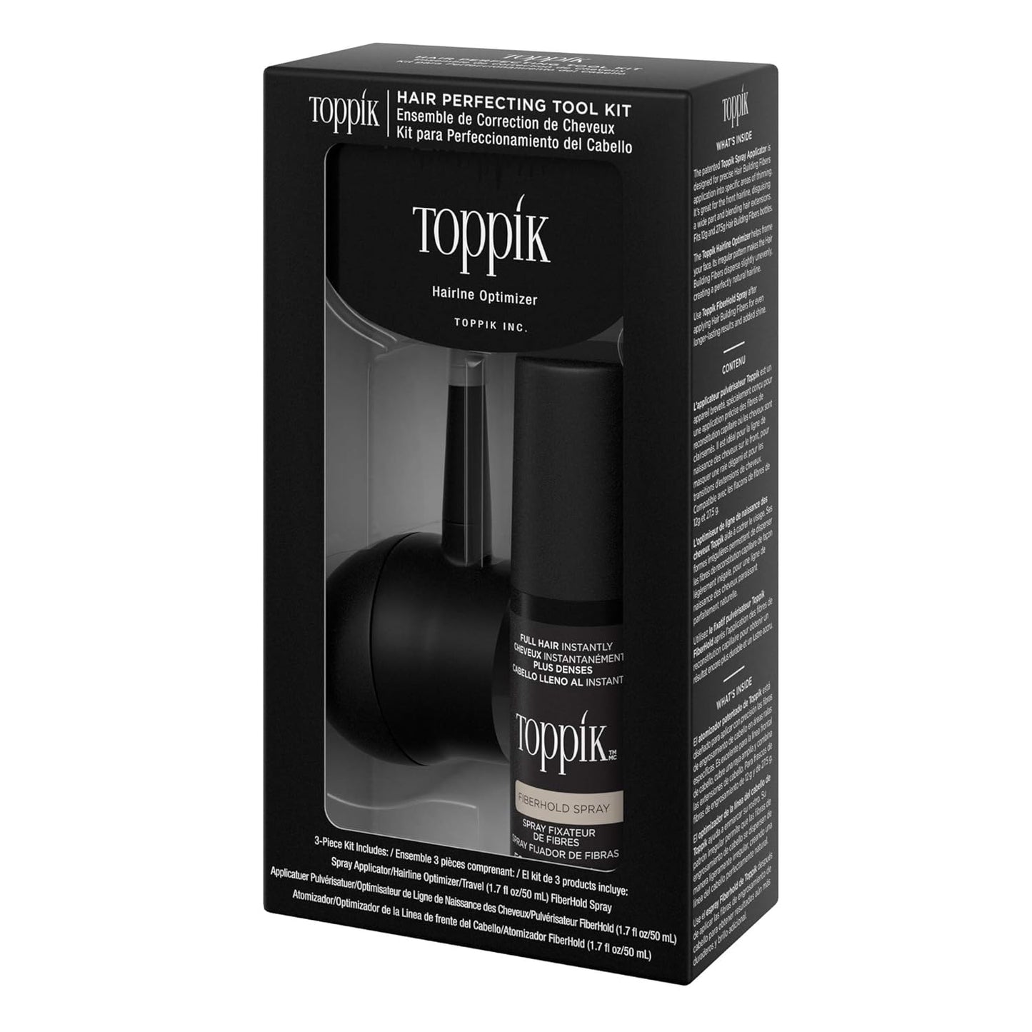Toppik Hair Perfecting Toolkit - Achieve Fuller Hair with Essential Styling Tools