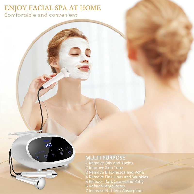 High Frequency RF Skin Tightening Device for Face & Body,Anti-Aging Beauty Machine for Wrinkle Reduction & Sagging Jawline, Non-Invasive At-Home Salon Facial Treatment for Women Model EP-400