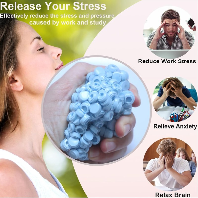 DIY Stress Ball Making Kit - 15PCS Transparent Blanks with Air Pump & Expander Tool for Pressure Relief | Fun Craft Activity