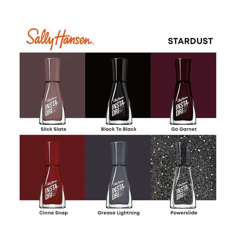 Sally Hansen Insta-Dri Nail Polish - Quick Dry, Long-Lasting, Streak-Free Shine | Opaque Glossy 403 Go Garnet
