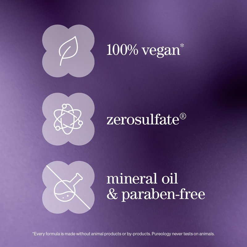 Pureology Hydrate Shampoo - For Dry or Color Treated Hair, Moisturizing Shampoo For Hydration & Softness, With Rose Extract & Green Tea, Vegan & Sulfate-Free, 33.8 Fl Oz