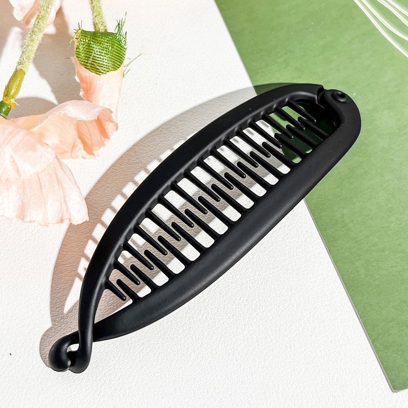Banana Clips for Women - 2 Pcs Small Volumizing Hair Claw Clips | Retro Styling Accessories for Thin Hair