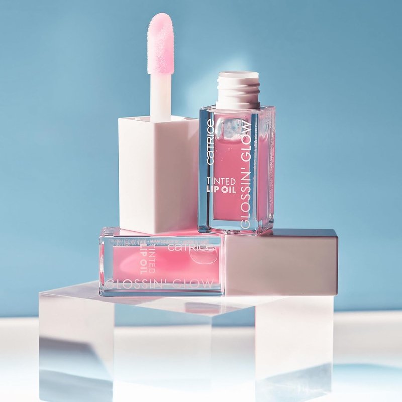 Catrice Glossin' Glow Lip Oil Gift Set - Five High-Shine, Moisturizing Lip Stains | Vegan & Cruelty-Free