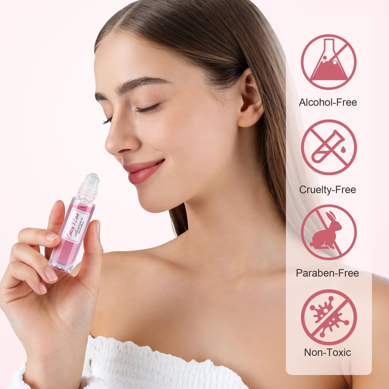 NQJYXZP Pheromones Perfumes for Women, Roll On Perfume Oil Long Lasting, Premium Cologne Perfume Oil for Woman to Attract Man, Woman Fragrance Amplify Your Charm Addictive Personal Perfume