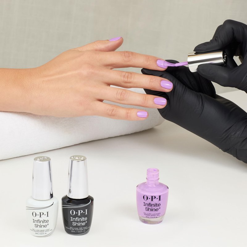 OPI Infinite Shine Learn to Fly-lac | Opaque Soft Pastel Lilac Purple Crème Long Wear Nail Polish | Trip to the Brite Side | Summer 2026 Collection