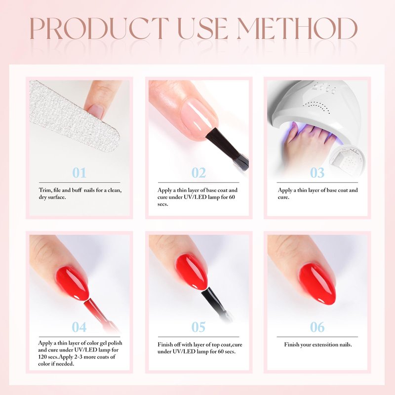 Double Rhythm 15ML Gel Polish Pure Sheer Same Color Same Bottle Soak Off Gel Polish Art Manicure Salon DIY at Home for Women (Light Brown-A1443)