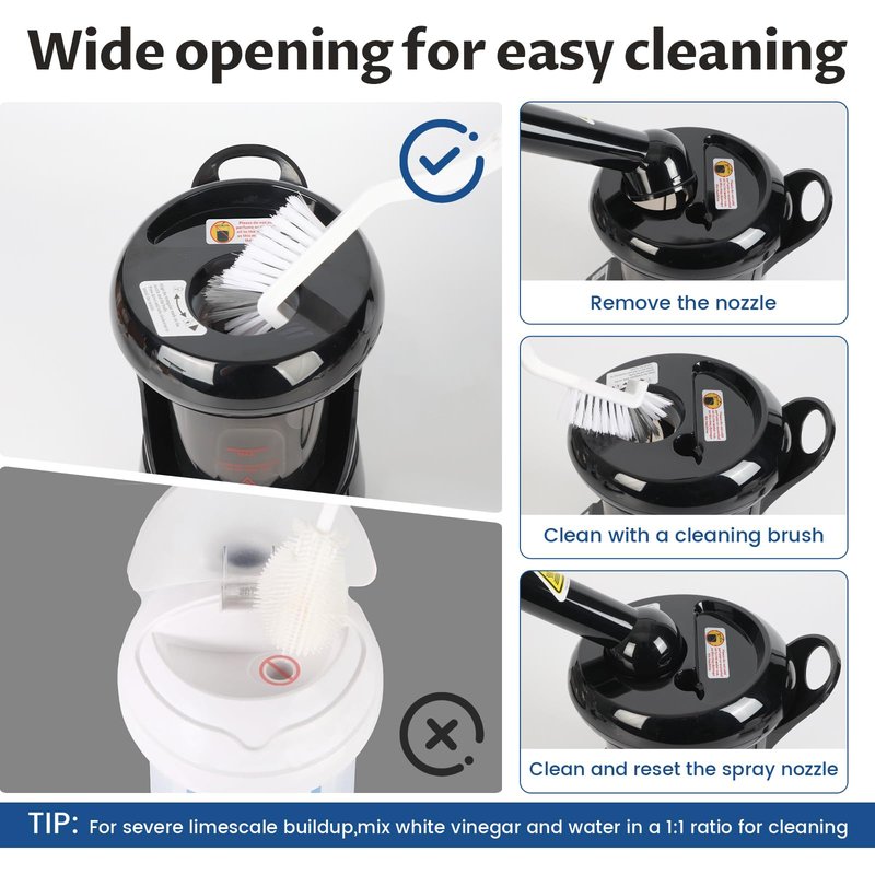 Hair Steamer, Hair and Face Steamer with Extendable Arm, Portable Tabletop Steamer, Ideal for Home Personal Care and Beauty Salon