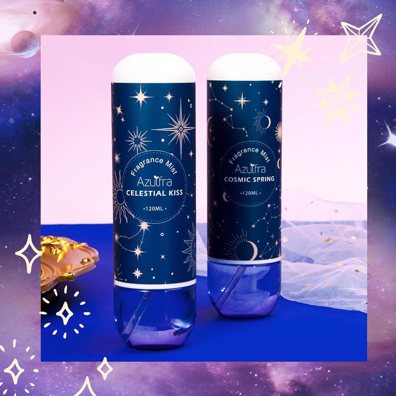 Azulfra Body Spray - Celestial Kiss Hair & Body Fragrance Mist with Jasmine & Raspberry | 4 fl. oz