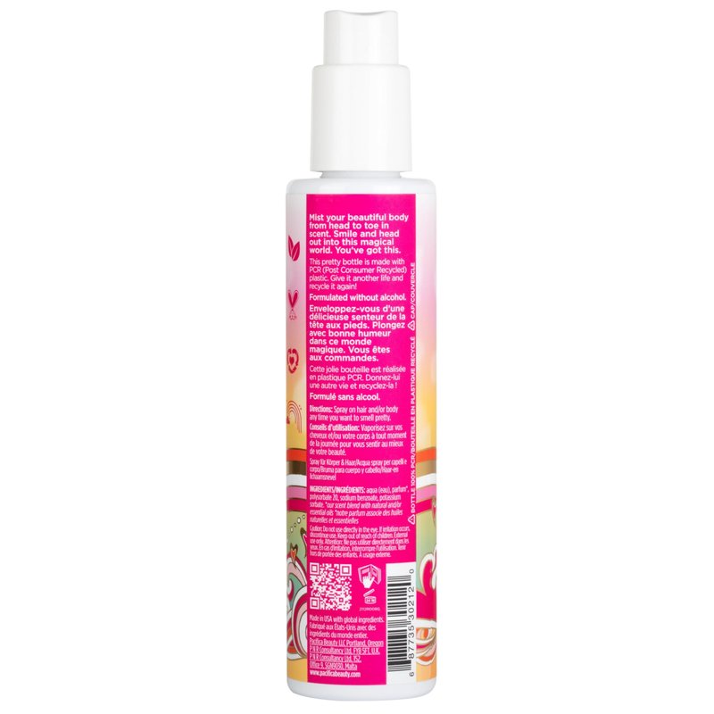 Pacifica Mini Island Vanilla Hair Mist Perfume and Full Body Spray for Women - Body Mist Fragrance Spray for A Mood-Lifting Experience, Paraben-Free, Clean Beauty Alcohol-Free, Vegan 2 oz