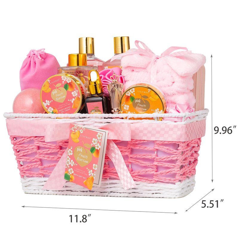 Gifts for Women, Gift for Birthday, Mothers Day Gift Basket for Mom - 23Piece Bath and Body Gift Baskets Set, Spa Gift Baskets for Women, Gift Sets | Gift for Christmas, Holiday, Valentines Day